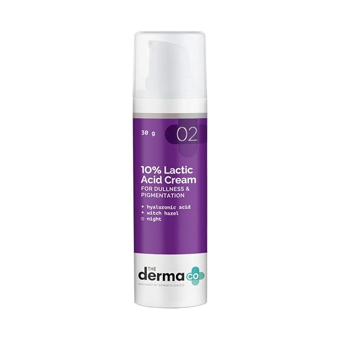 The Derma Co 10 Lactic Acid Cream For Dullness & Pigmentation 30gm