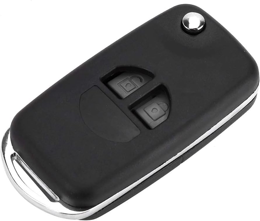 Aramox Key Fob Case, 2 Button Remote Flip Key Fob Cover Fit