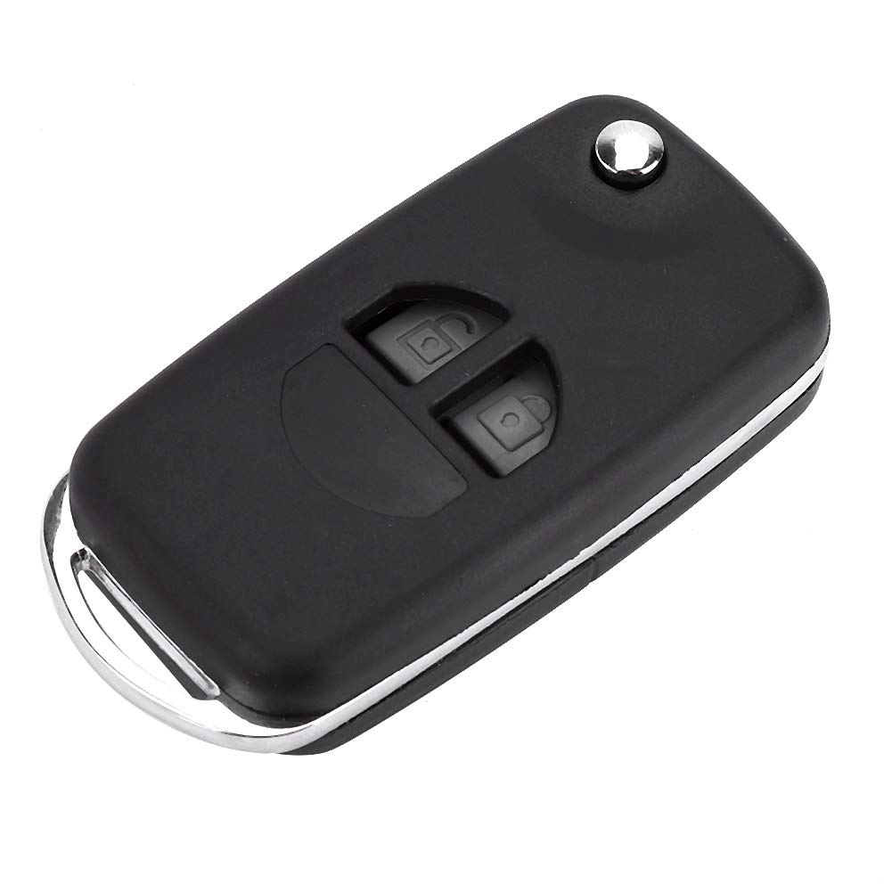 Per Mercedes Benz 3 pulsanti 2 batterie slot portachiavi involucro custodia per chiave a guscio auto Shell auto serratura caso chiave sostituzione accessori auto ricambio telecomando