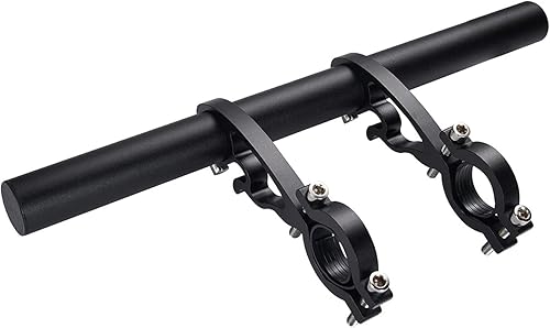 Miniatura 7 de XNX Extensión extensora de manillar doble de bicicleta de aleación de aluminio, accesorios de soporte de bicicleta súper largo, para soportes de
