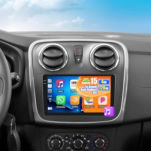 Autoradio Dacia Sandero 2 Android 15 : fini les écrans lents avec le système 4G+128G