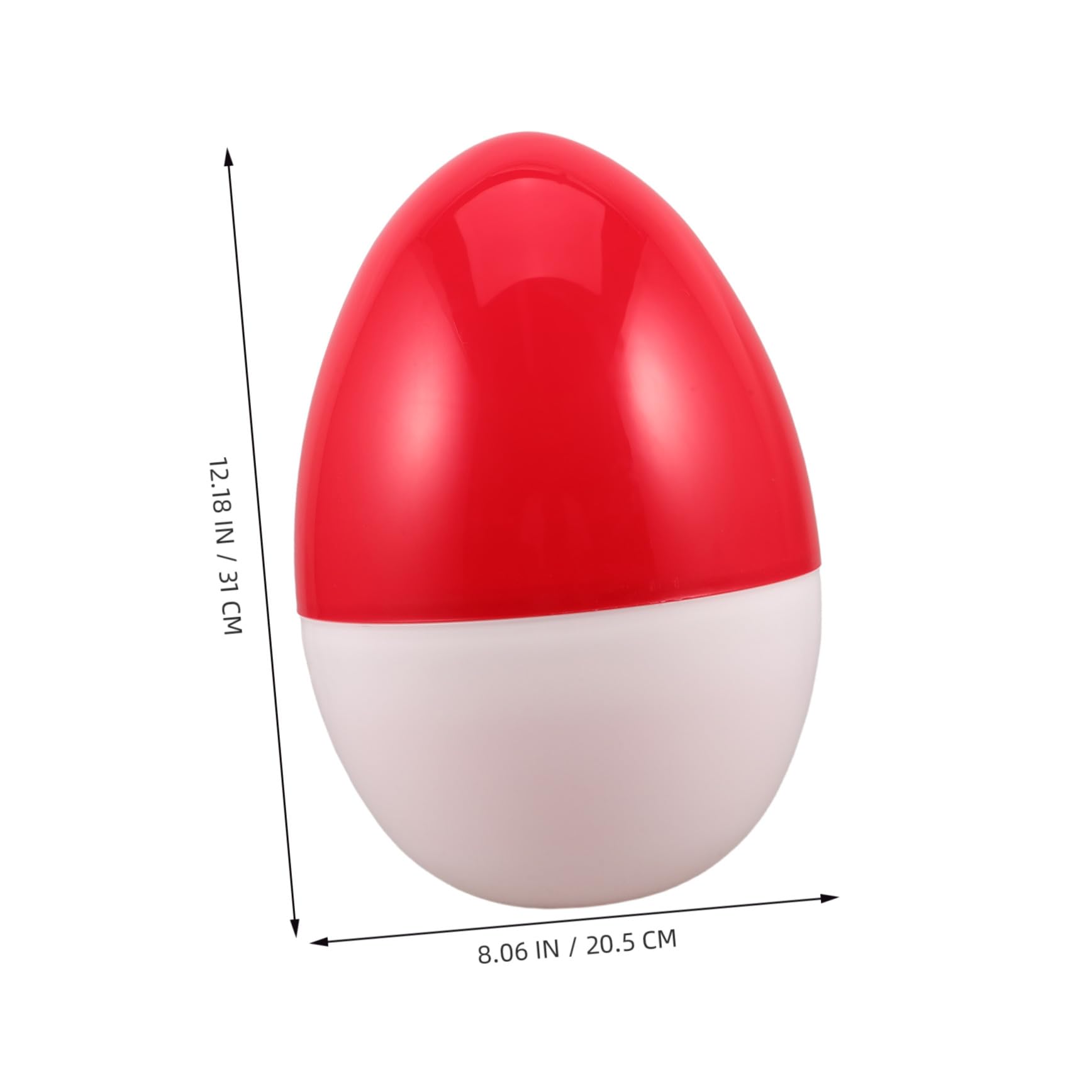 Hohopeti Capsula Vuota Trasparente Rondella Grande Uovo di Riempibile per Pasqua Contenitore per Caramelle Uovo di Vuoto Scatola per Feste Contenitore per Giochi Fai da Te