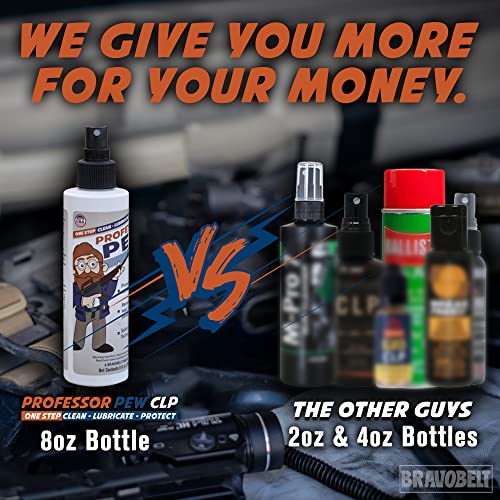 Professor Pew Gun Rust Remover – Clean, Lube, And Protect Against Build-Up | Advanced Military-Grade Clp Degreaser Oil For All Firearms #TOP3