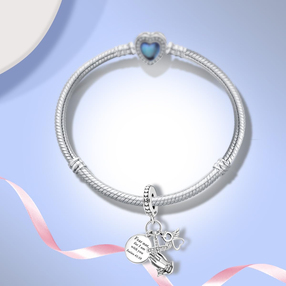 925 Sterling Silver Charms for Bracelets,Happy Family Dangle Pendants Charms Bead fit Pandora Charms Bracelets or Necklaces Jewelry Gift for Womens - Image 2