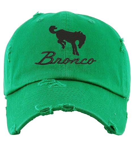 Image of Bronco Dad Hat Vintage Car Lover Embroidered Adjustable Cap