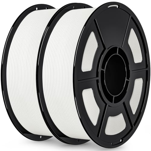 IEMAI Matte PETG Filament 1.75 mm 2 kg, White PETG 3D Printer Filament, Compatible with Bambu Lab, AMS, AMSLite, Dimensi