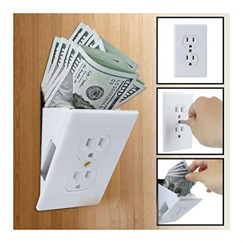 Hidden Wall Safe Secret Electical Outlet Vault Plug Hide Money Jewelry Valuables