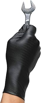 Amazon.co.jp: [川西工業] アイアングリップハｰド ブラック Lサイズ(50