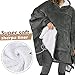 Oversized Hoodie Sweatshirt Poncho, Casual Hoodie Cape, Batwing Coat Pullover Blanket | Fluffy Sherpa, Comfortable, Roomy | for Adults Women Men