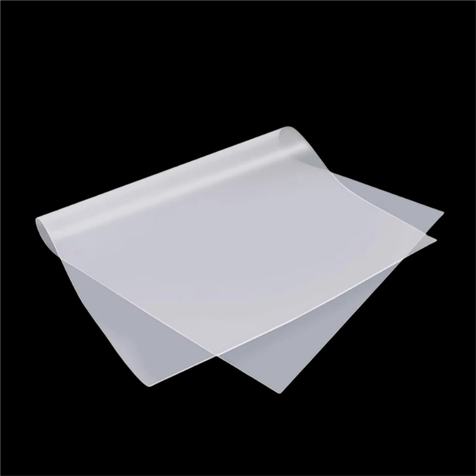 Cuscinetto resistente alle alte temperature in foglio di gomma siliconica traslucida for apparecchiature audio, 1 pz(100x100x10mm)