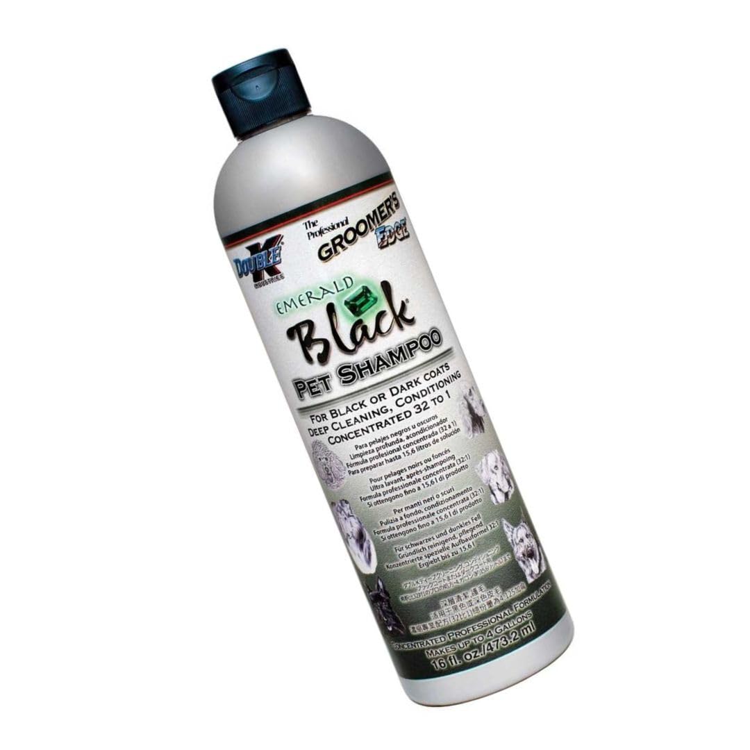 Double K Doble K Esmeralda Champú, 473 ml, Negro