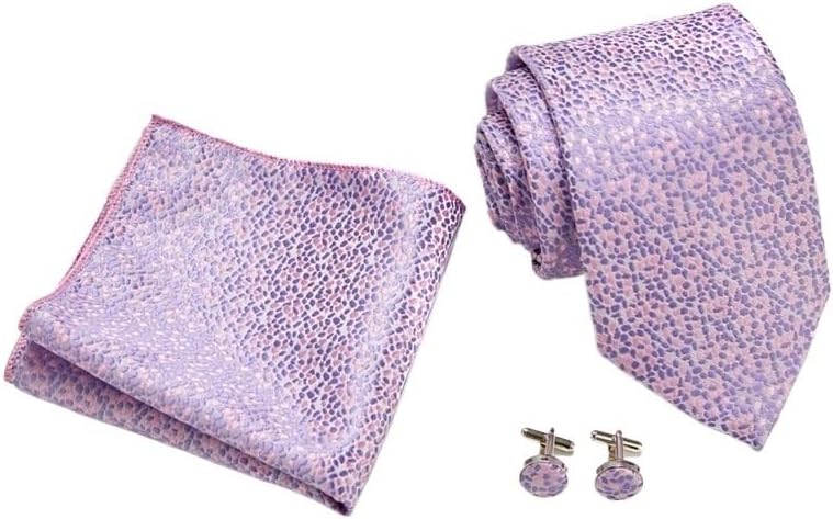 Korean casual tie men's polyester pocket square cufflinks set