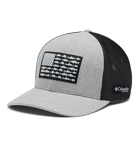Image of Columbia Unisex Adult PFG Logo Mesh Ball Cap