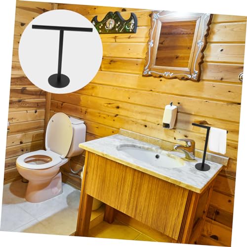 Toallero de acero inoxidable de pie para un baño ordenado y libre de humedades 3
