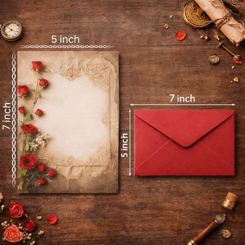 Image of Celebrations Red Envelope with Love Letter for Valentine's Day, Romantic Love Message, Proposal Letter for Girlfriend Boyfriend, Wife & Husband, Anniversary Couples Gift - Pack Of 2