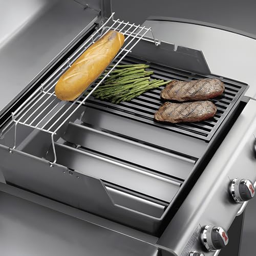 BBQ-Yummy 7636 Edelstahl Flavorizer Bars für Weber Spirit I & II E/S-310 320 330 Series, 38,8cm Brennerabdeckung Aromaschienen für Weber Spirit 300 Serie, Hitzeschild Ersatzteile