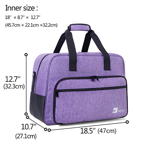 image for Yarwo Sewing Machine Tote Bag, Universal Portable Carrying Case with A