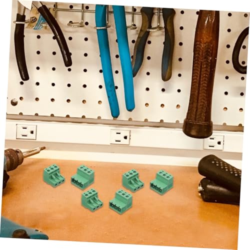 Bornier à vis 5,08 mm Luxshiny vert pour réparer vos circuits électriques