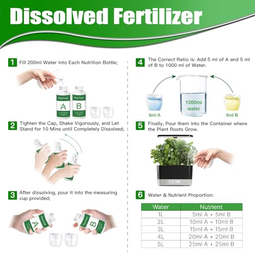600ML Fertilizante Líquido para Plantas Hidropónicas miniatura 3