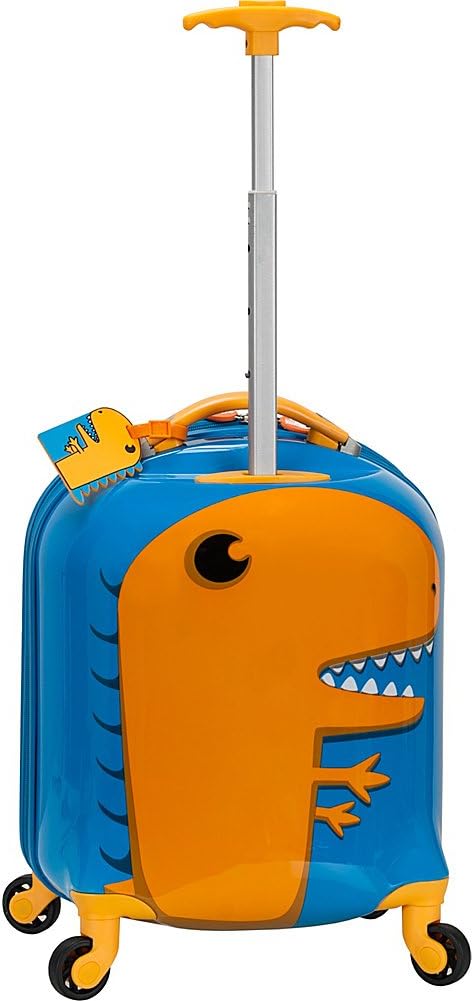 Rockland Jr. Kids' My First Hardside Spinner Luggage, Telescoping Handles, Owl, Carry-On 19-Inch