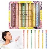 Weihnachtlicheser 8er Badesalz-Geschenk-Set,Schäumendes Badesalz Abschalten,Handgefertigte Bade Salz Geschenk Set, Geburtstagsgeschenke Weihnachtsgeschenke für Freundinnen Mütter Frauen Mädchen