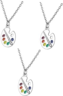 KESYOO 3pcs jewelry necklaces travel necklace women creative necklace collar student girl drawing board