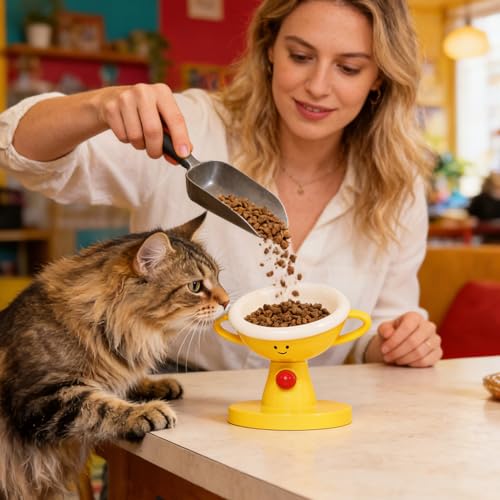 Gamelle pour chat ergonomique contre les reflux et vomissements - 3