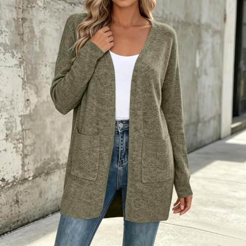 Cardigan Sweaters for Women Open Front Coats Long Sleeve Fashion Jackets - image 5