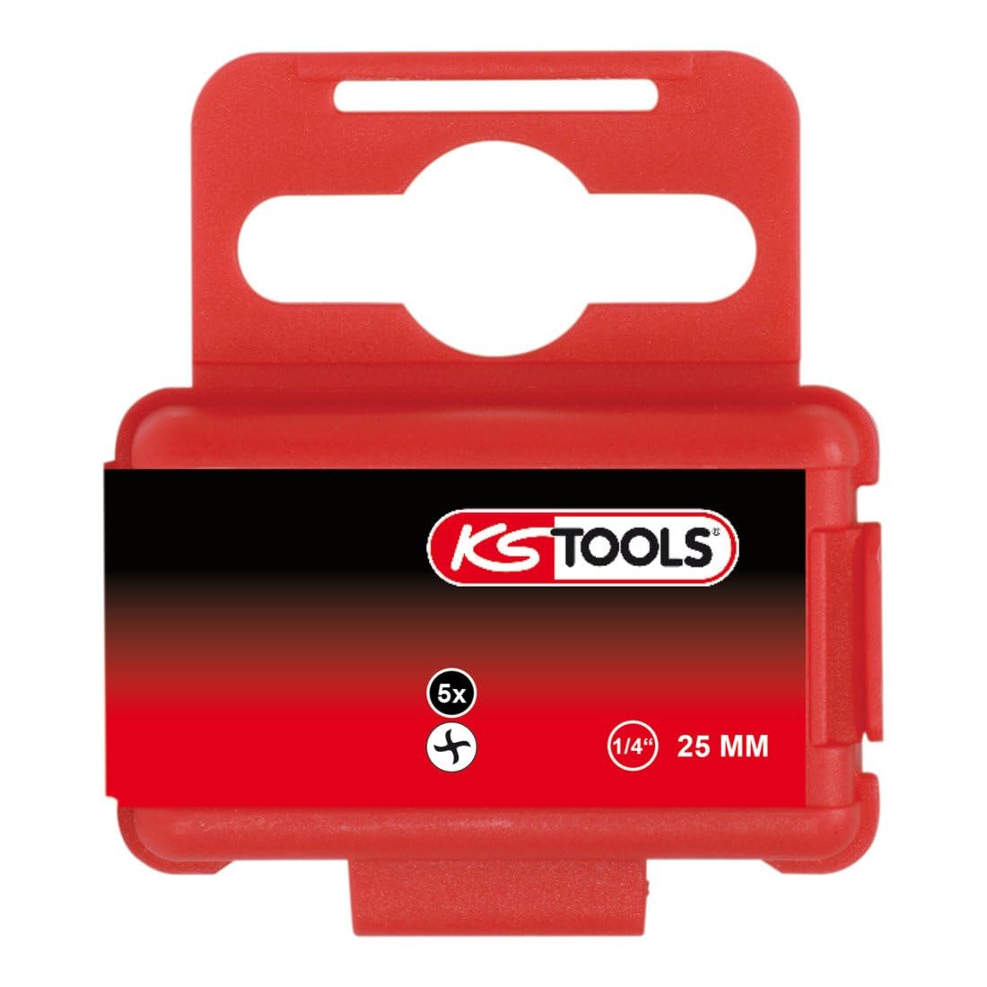 KS TOOLS 911.3632 1/4" Bit Torque, 25mm, 1mm, 5pcs