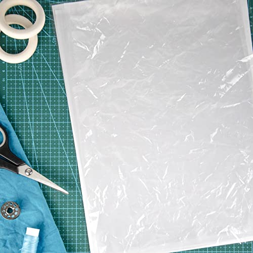 Hochzeit DIY Knisterfolie zum Einnähen 6 Blatt DIN A4, waschbar und vielseitige Näh-Anwendung - Knistertuch mit mega Knister Effekt - Raschelpapier als Näh Zubehör und Häkelzubehör