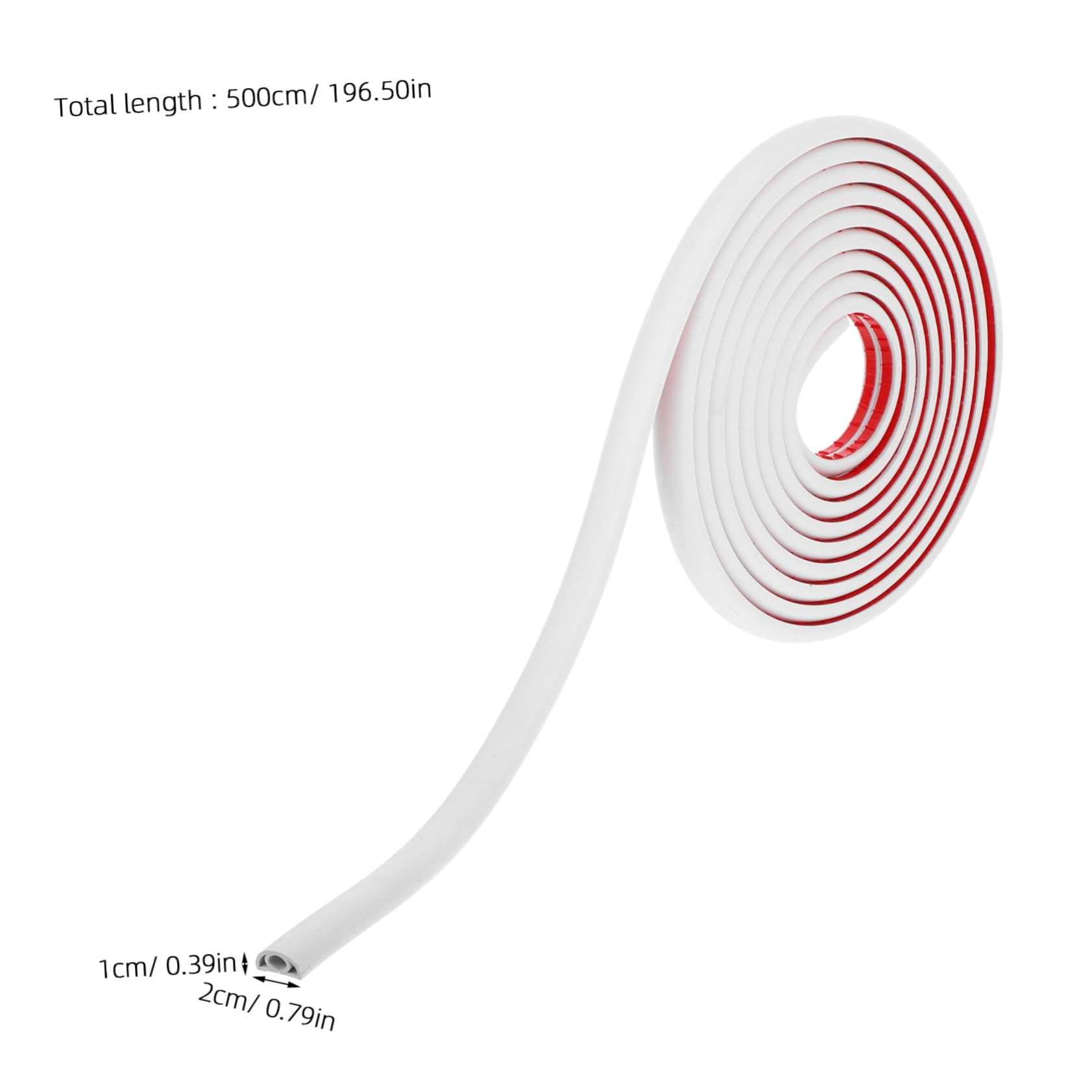 AUTSUPPL Self-Adhesive Floor Cord Cover Cable Protector for Home Office Outdoor Use Design for Wide