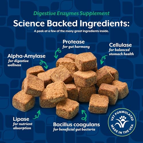 Image of NaturVet Digestive Enzymes with Pre & Probiotic Dog Supplement - 70 Count