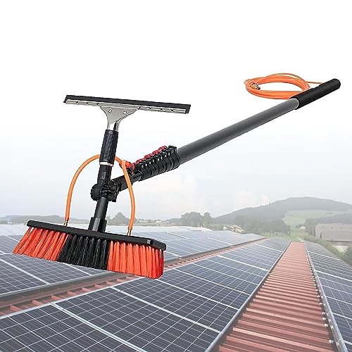 Perche télescopique de 9 m avec brosse à eau pour le nettoyage de vitres
