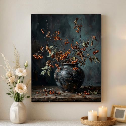 Pintura para colgar en la pared de 16x20 con follaje de otoño