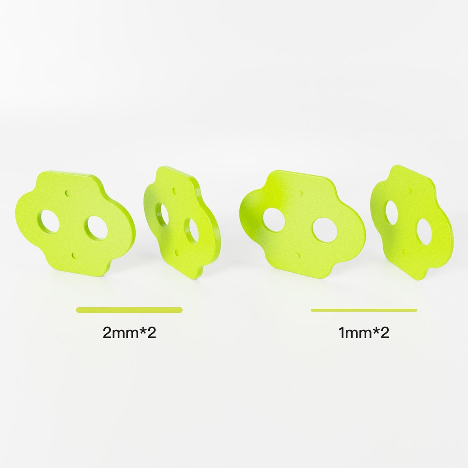 Cycling Cleats - Alignment Stack Adapter do pedałów rowerowych, 1,45 x 1,14 cala, precyzyjna korekcja położenia pedałów, regulacji wysokości i kąta drogi i grawitacji, niezbędne akcesoria montażowe