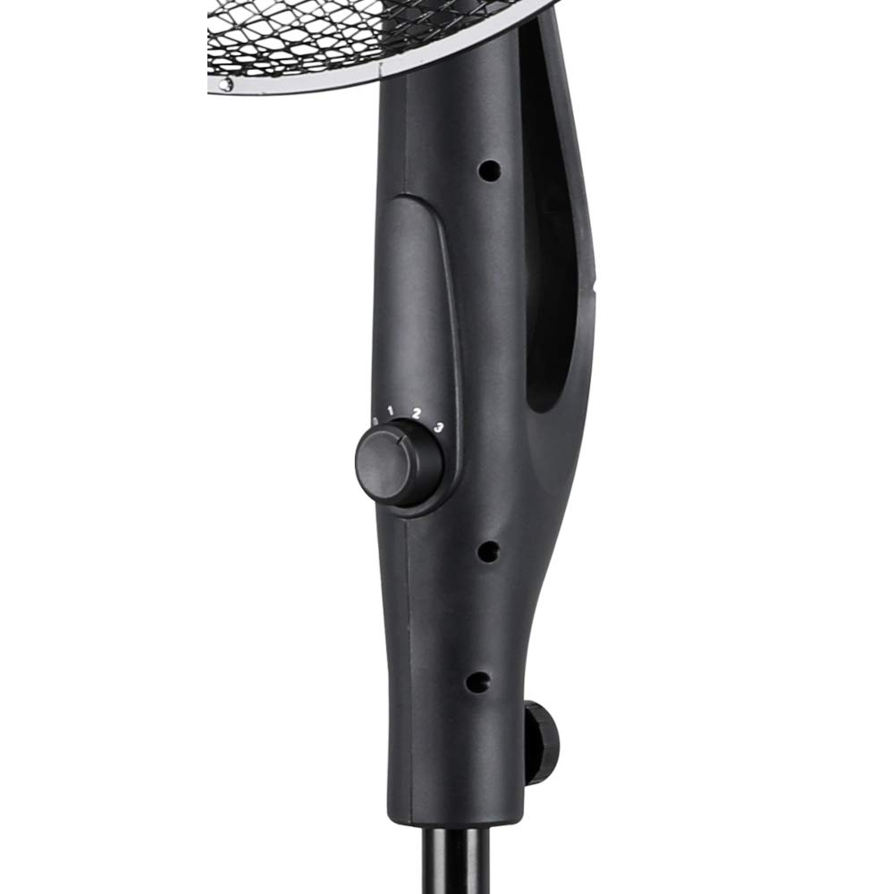 Ardes EASY 41PB PLUS Bodenventilator 50W 40 cm mit Automatischer Oszillation, Höhenverstellung bis 130 cm, Neigungsverstellung, 3 Leise Geschwindigkeiten und 3 Flügel