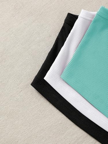 Image of Tops for Women Crop Top for Women's Tank Activewear Tee Sports Western Casual Cotton Camisole Pack of 3 Combo