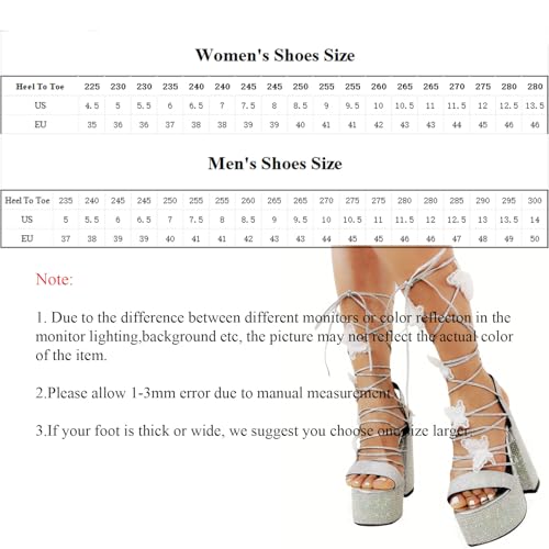 Rhinestones Butterfly Heels for Women Lace Up Open Toe Silver Platform Chunky Heels for Prom Dressing Party2
