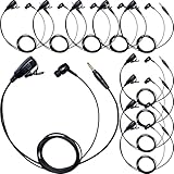 BLUE CENTURY ブルーセンチュリー 国内メーカー 特定小電力 トランシーバー 【 BC-20 Chanty ・ BC-21・BC-22DEMY (VOX使用不可)】対応 3.5mm イヤホンマイク 予備イヤーパッド付属付 (カナルイヤホン型【C012】, 10本セット)