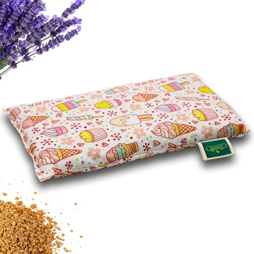 Saco Semillas Microondas - 28x15cm Semillas y Lavanda, 100% Algodón - Saco de Semillas para Microondas - Bolsa térmica Calor y Frío (Helados)