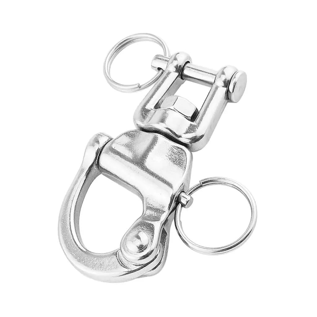 Schnellspanner mit drehbarem Ösen-Schnappschäkel aus Edelstahl 316
