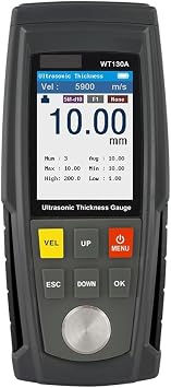 High-Frequency Sonic Thickness Gauge for Metal, Glass, and More - Precision Measurement Tool