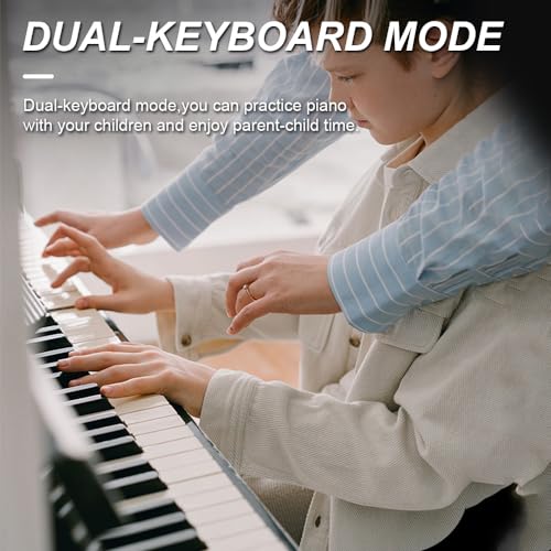 clavier électronique,HUIOP Piano à clavier pliable 88 touches, orgue électronique pliable, haut-parleurs stéréo intégrés, prise en charge de la connexion BT, 129 tonalités, 128 rythmes, 60 chansons de - Les Beatles, Paul McCartney, John Lennon, RIngo Starr, George Harrison clavier électronique,HUIOP Piano à clavier pliable 88 touches, orgue électronique pliable, haut-parleurs stéréo intégrés, prise en charge de la connexion BT, 129 tonalités, 128 rythmes, 60 chansons de – Image 5