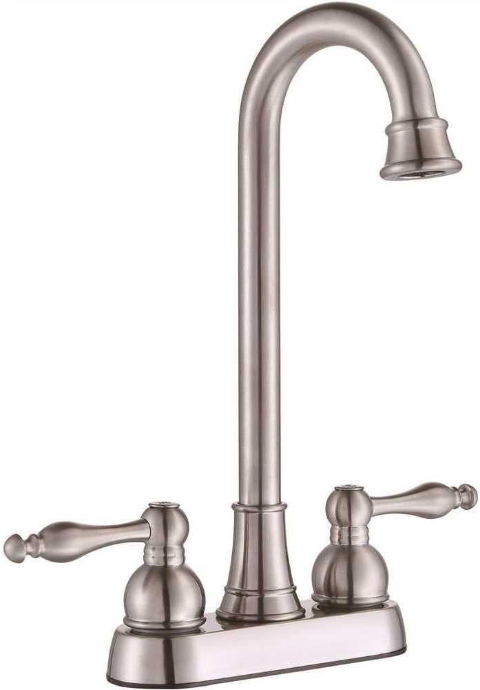119282 Premier Wellington Lead-Free Two-Handle Bar Faucet, PVD Brushed Nickel