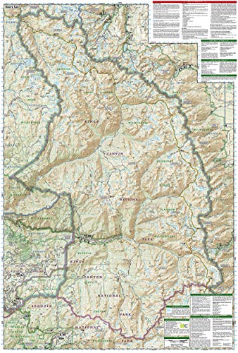 Sequoia And Kings Canyon National Parks Map (National Geographic Trails Illustrated Map, 205) #TOP4