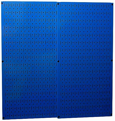 Image of Wall Control 30-P-3232BU Blue Metal Pegboard Pack