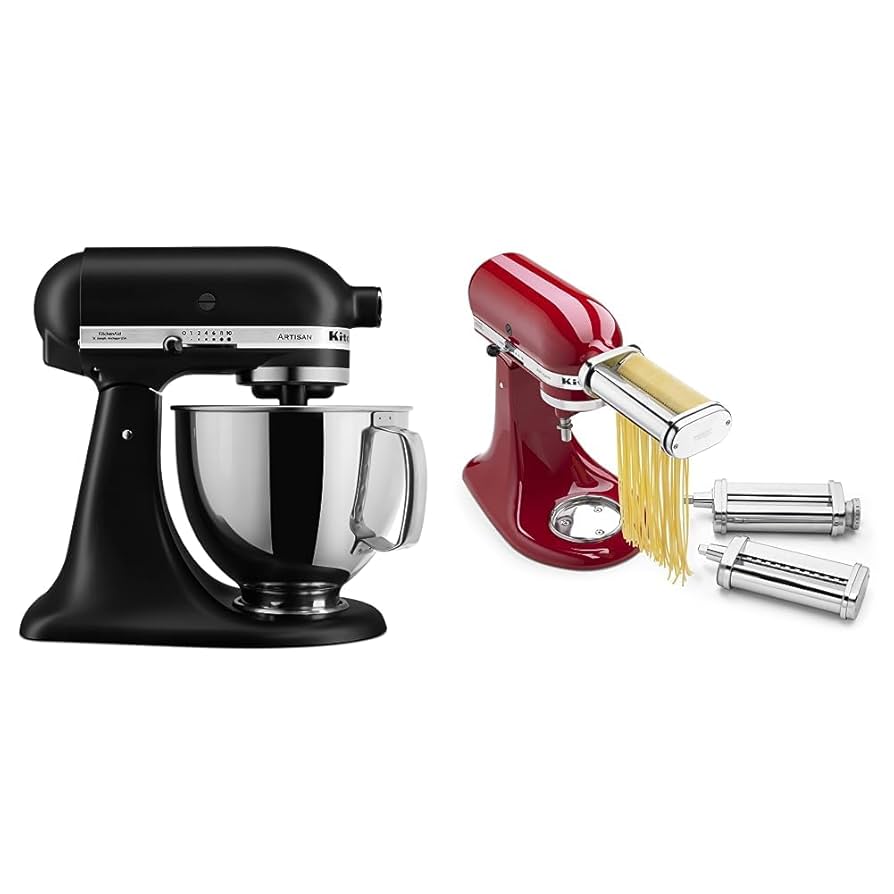 Amazon.com: KitchenAid Artisan Stand Mixer Bundle with Pasta