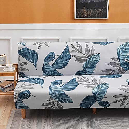 Housse de canapé convertible sans accoudoirs extensible et antitache