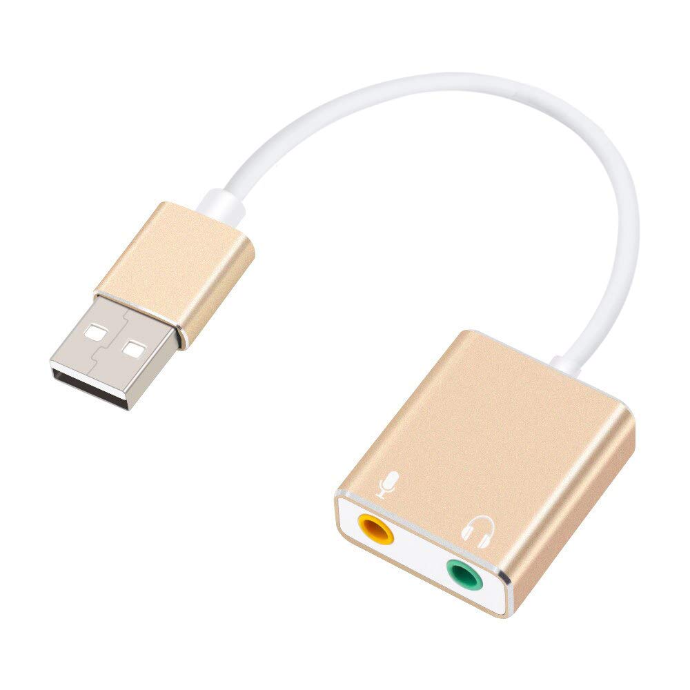Ultima Cords & Cables Mini USB External Sound Card Audio Adapter with Mic--image-45