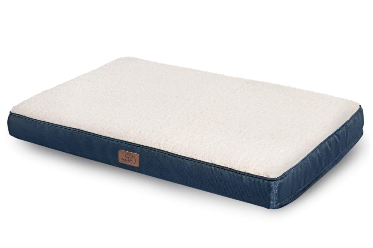 Bedsure Large Orthopedic Foam Dog Bed for Small, Medium, Large and Extra Large Dogs/Cats Up to 50/75/100lbs - Orthopedic Egg-Crate Foam with Removable Washable Cover - Water-Resistant Pet Mat